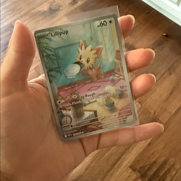 Lillipup Pokémon Illustration Rare Full Art Card - Picture 1 of 2